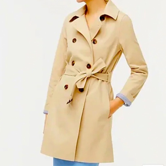 J. Crew Factory Jackets & Blazers - J.CREW FACTORY Classic Trench Coat Khaki Style AL220